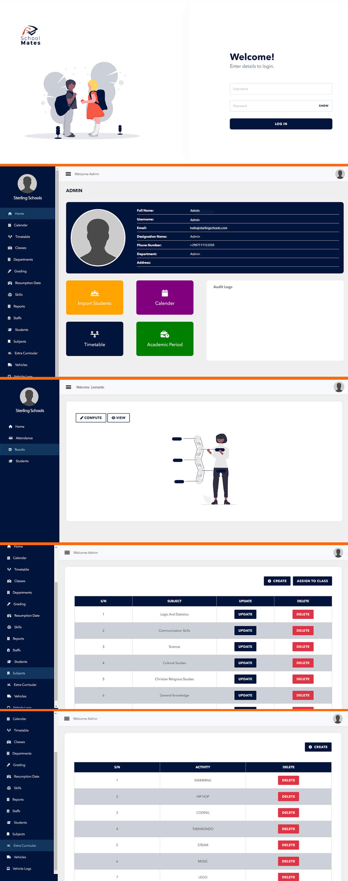 SchoolMates Portal V1